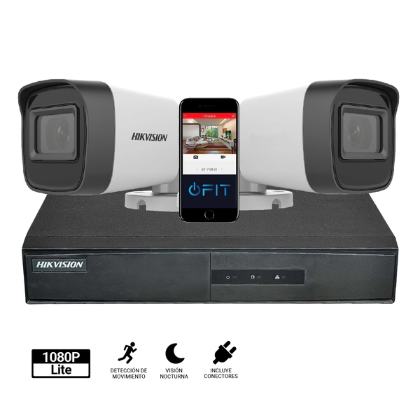 Kit Turbo 7208hqhi + 2 16d0t p conectores