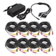 Kit Fuente 12V 5A + Pulpo Divisor 1x8 + 8 Cables BNC 20m