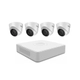 Kit IP NVR 7104 + 4 Cámaras 1323 Full PoE - Hikvision