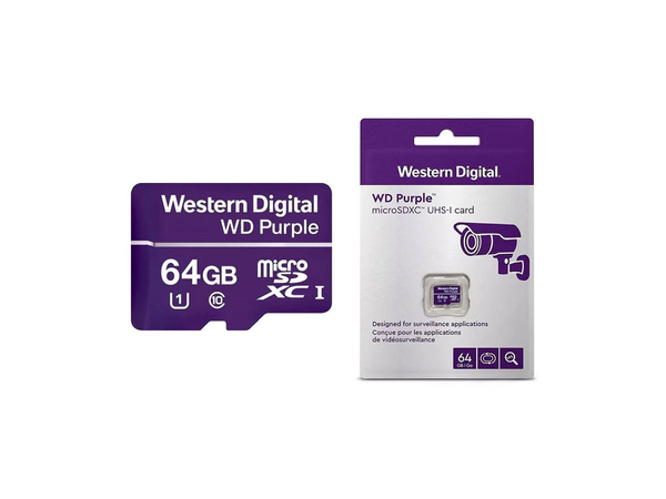 Memoria MicroSD WD Purple 64GB