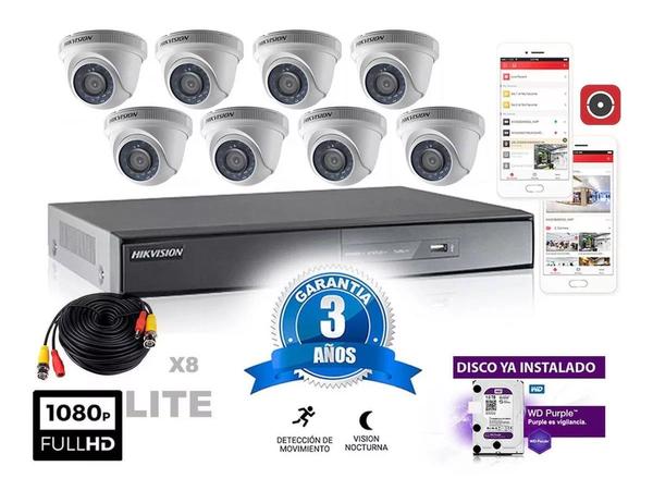 Kit Turbo 7216hghi + 8 56c0t cable20m + Disco