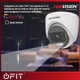 Cámara Domo TurboHD - DS-2CE70KF0T-PFS - Hikvision - 5MP - ColorVu - Micrófono