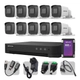 Kit DVR - Hikvision - 7216HGHI + 10 Cámaras Full HD 16D0T + SSD 1TB + Fichas