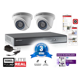 Kit Turbo 7216hghi + 2 56d0t Fuente + Disco1tb