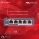 Switch PoE - DS-3E1105P-EI - Hikvision - 4+1 Puertos - 10/100 Mbps