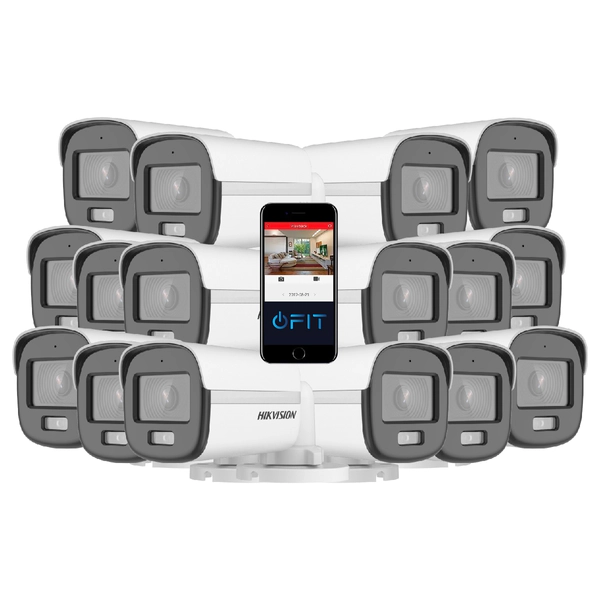 Kit Hikvision Camara Colorvu 1080p x16u