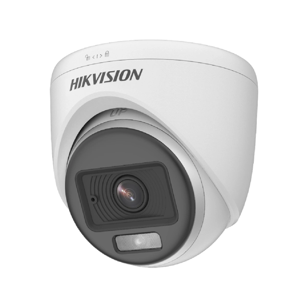 Cámara Domo TurboHD - DS-2CE70KF0T-PFS - Hikvision - 5MP - ColorVu - Micrófono