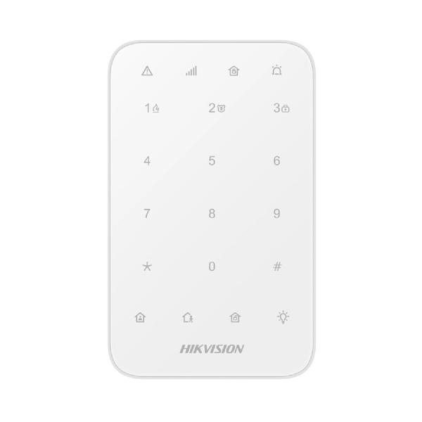 Teclado Inalámbrico Retroiluminado Hikvision DS-PK1-E-WB con LED