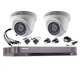 Kit Hikvision Dvr 7216 Full 1080 + 2 Domos