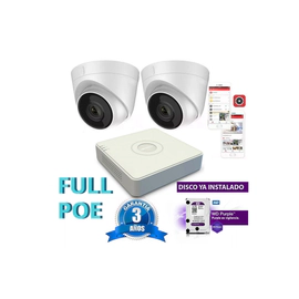 Kit Full Poe Ip 7108 + 2 1323 + Disco