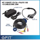 Kit Fuente 12V 5A + Pulpo Divisor 1x8 + 8 Cables BNC 20m