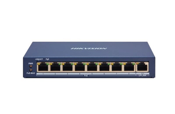 Switch - Hikvision - DS-3E1309P-EI/M - 9 puertos - PoE 802.3af/at