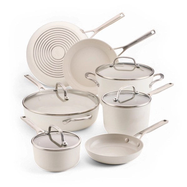 Bateria de cocina Kitchenaid 11 Pzs Anodizado Ceramico