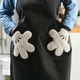 Delantal De Cocina Ajustable Con Bolsillos Farberware Disney Algodón Negro