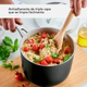 Olla Con Tapa Kitchenaid 2,8Lts Ceramica Antiadherente Negro