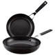 Set Sartenes Kitchenaid 2 Pzs 21 Y 25 Cm Negro Onyx Anodizado