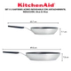 Set De Sartenes Kitchenaid 2 Pzs Inducción Antiadherente 24 Y 30Cm