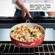 Sarten Kitchenaid Antiadherente Cerámico 4,7L Rojo