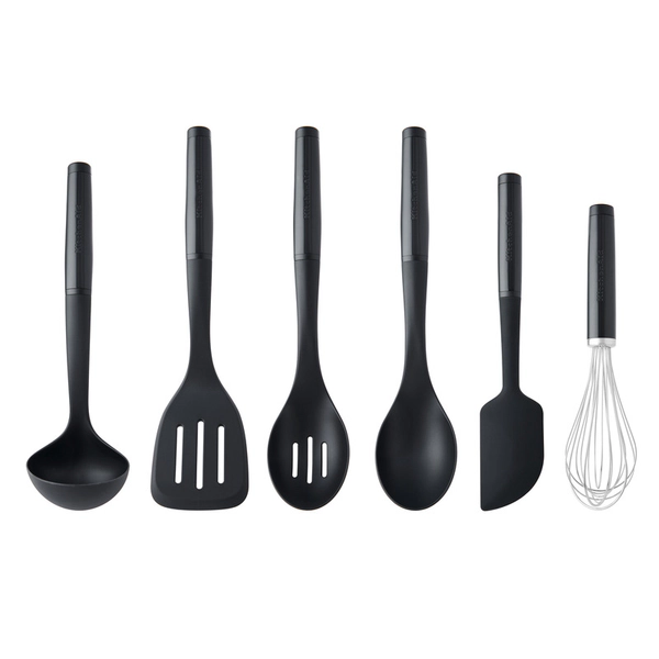 Set De Utensilios Kitchenaid 6 Pzs Negro