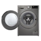 Lavarropas LG 8.5 Kg Gris Inverter Ai Dd Steam Wifi
