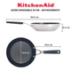 Sartén Kitchenaid Inducción Antiadherente Acero Inoxidable 20Cm