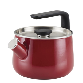 Pava Silbadora Esmaltada Kitchenaid Induccion 1,9L Roja