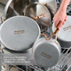 Bateria de cocina Kitchenaid 10 Pzs Acero Inoxidable Stonewash