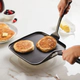Plancha cuadrada Farberware 27cm antiadherente negro