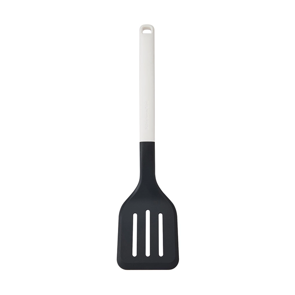 Espatula ranurada Kitchenaid 34cm blanco