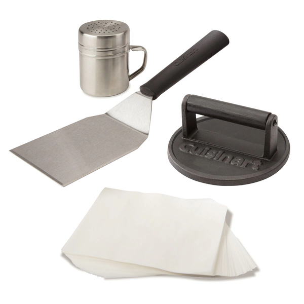 Kit de hierro fundido para hamburguesa CSBK-400 de Cuisinart®