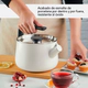 Pava Silbadora Esmaltada Kitchenaid Induccion 1,9L Blanca