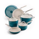 Bateria de cocina Kitchenaid 9 Pzs Anodizado Agave