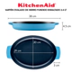 Sarten Kitchenaid 2,3Lts Hierro Fundido Esmaltado Azul