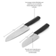 Set De Cuchillos Kitchenaid X2 Santoku Acero