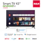 Smart Tv Rca 43" Android Tv Hdr Ai