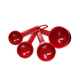 Set tazas medidoras Kitchenaid 4 Pzs. rojo