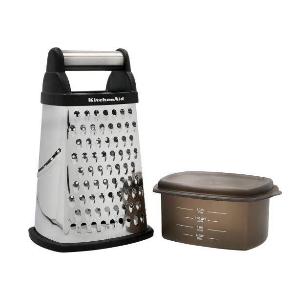 Rallador De Caja Negro Con Contenedor Kitchenaid