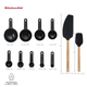 Set De Utensilios Kitchenaid 11 Pzs Negro