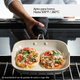 Sarten Bifera Kitchenaid 29Cm Ceramico Antiadherente Negro