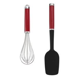 Set Kitchenaid X2 Espatula Batidor Rojo