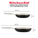 Set sartenes Kitchenaid x2 21 y 25 cm Antiadherente Ceramico