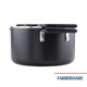 Olla coladora con tapa Farberware 5,6lt antiadherente negra