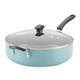 Olla con tapa Farberware 5,6 lt antiadherente azul