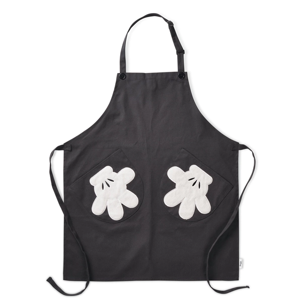 Delantal De Cocina Ajustable Con Bolsillos Farberware Disney Algodón Negro
