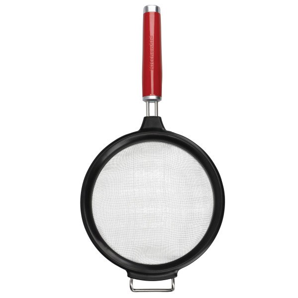 Colador Kitchenaid 17Cm Borde Metalico Rojo