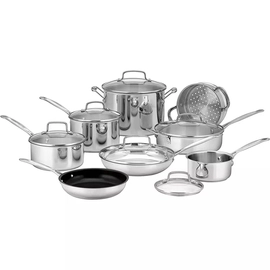 Batería de cocina de acero inoxidable 14 pzs Chef ́s Classic™ 77-14N Cuisinart®