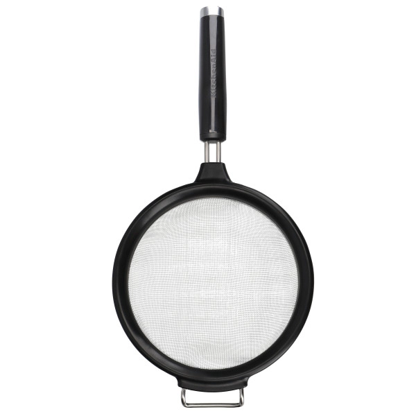Colador Kitchenaid 17Cm Borde Metalico Negro
