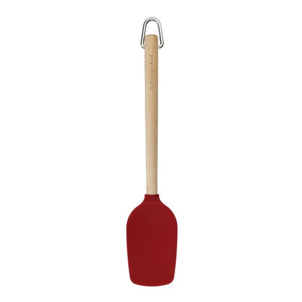 Espatula Silicona Kitchenaid Mango Abedul Rojo