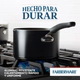 Olla con tapa Farberware 2,8lt antiadherente negro