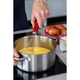 Batidor Plano Kitchenaid Acero Inoxidable Rojo